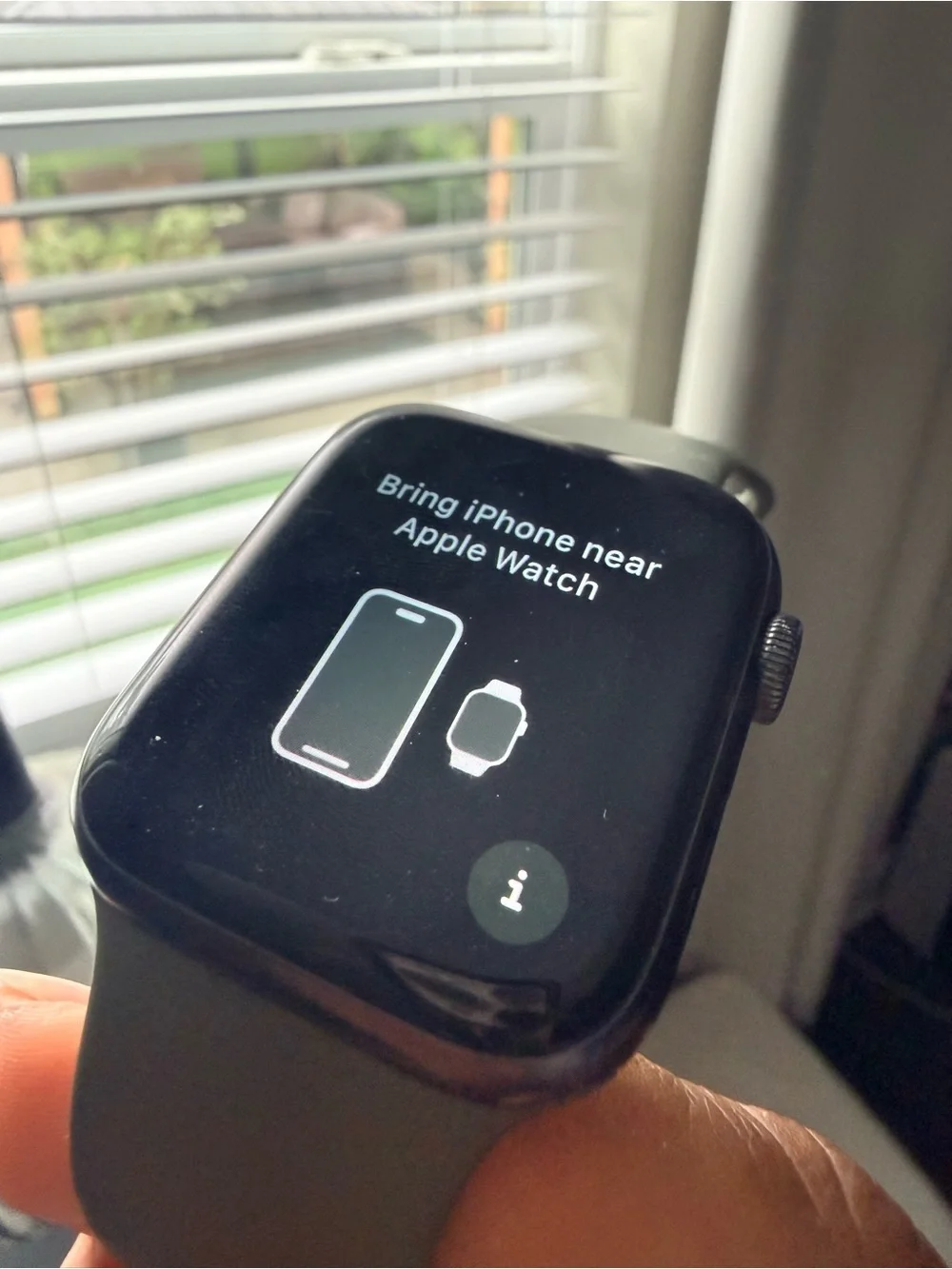 Apple Watch with Olive Green Silicone Sport Band